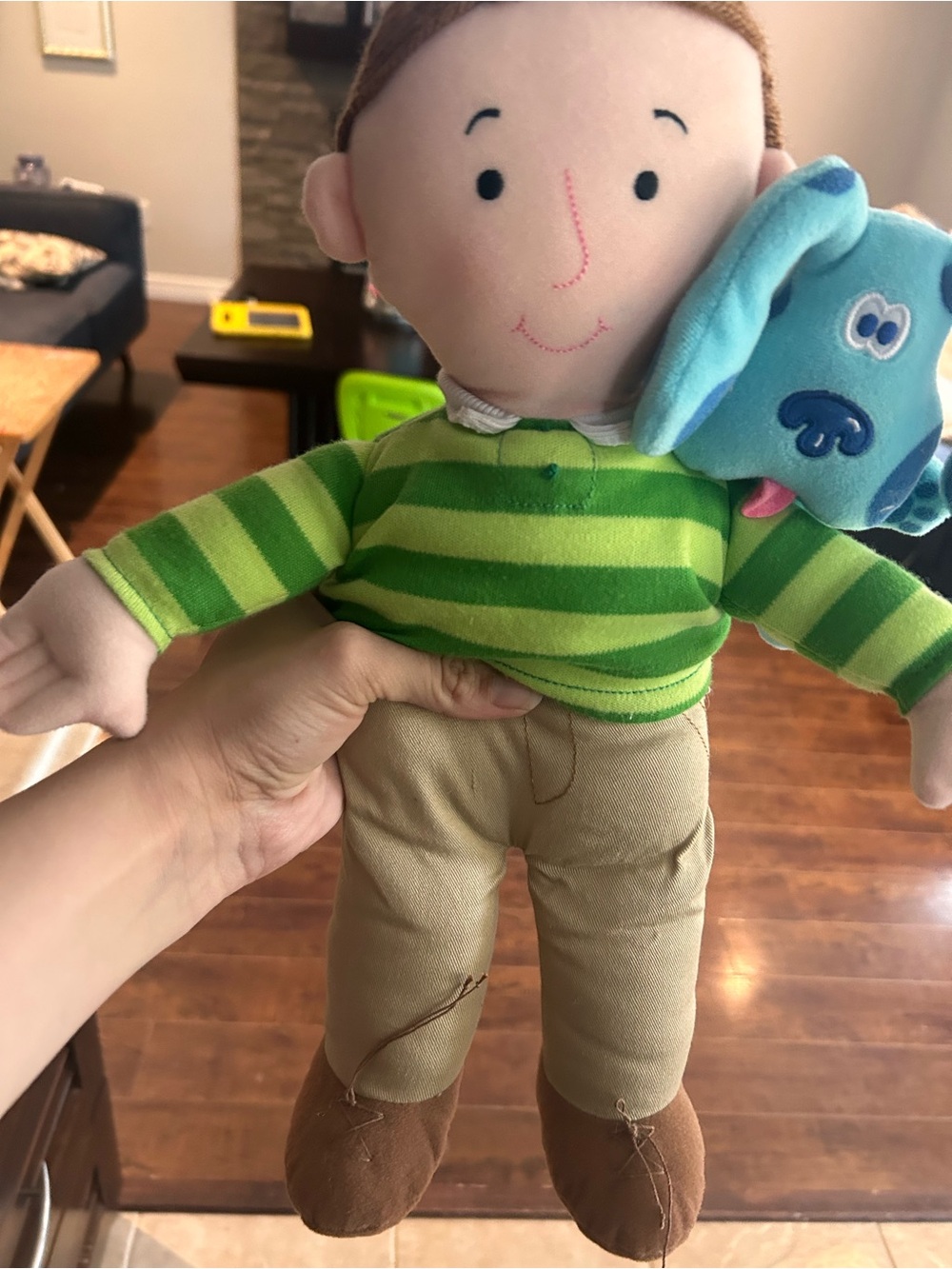 Steve and blue clues plush